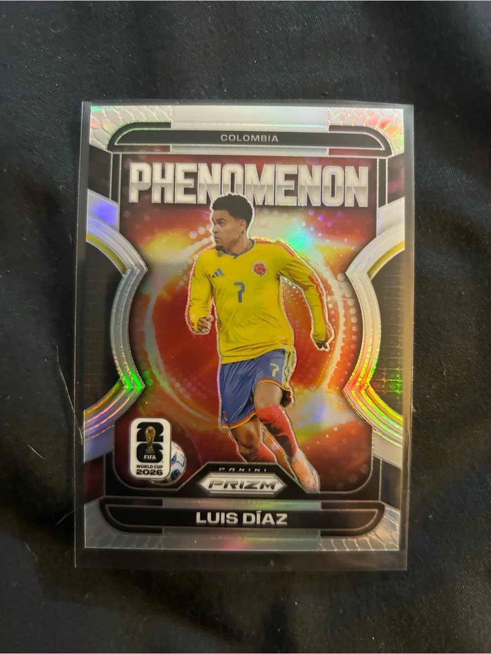 Panini Phenomenon Luis Díaz - Yellow & Blue Jersey Card